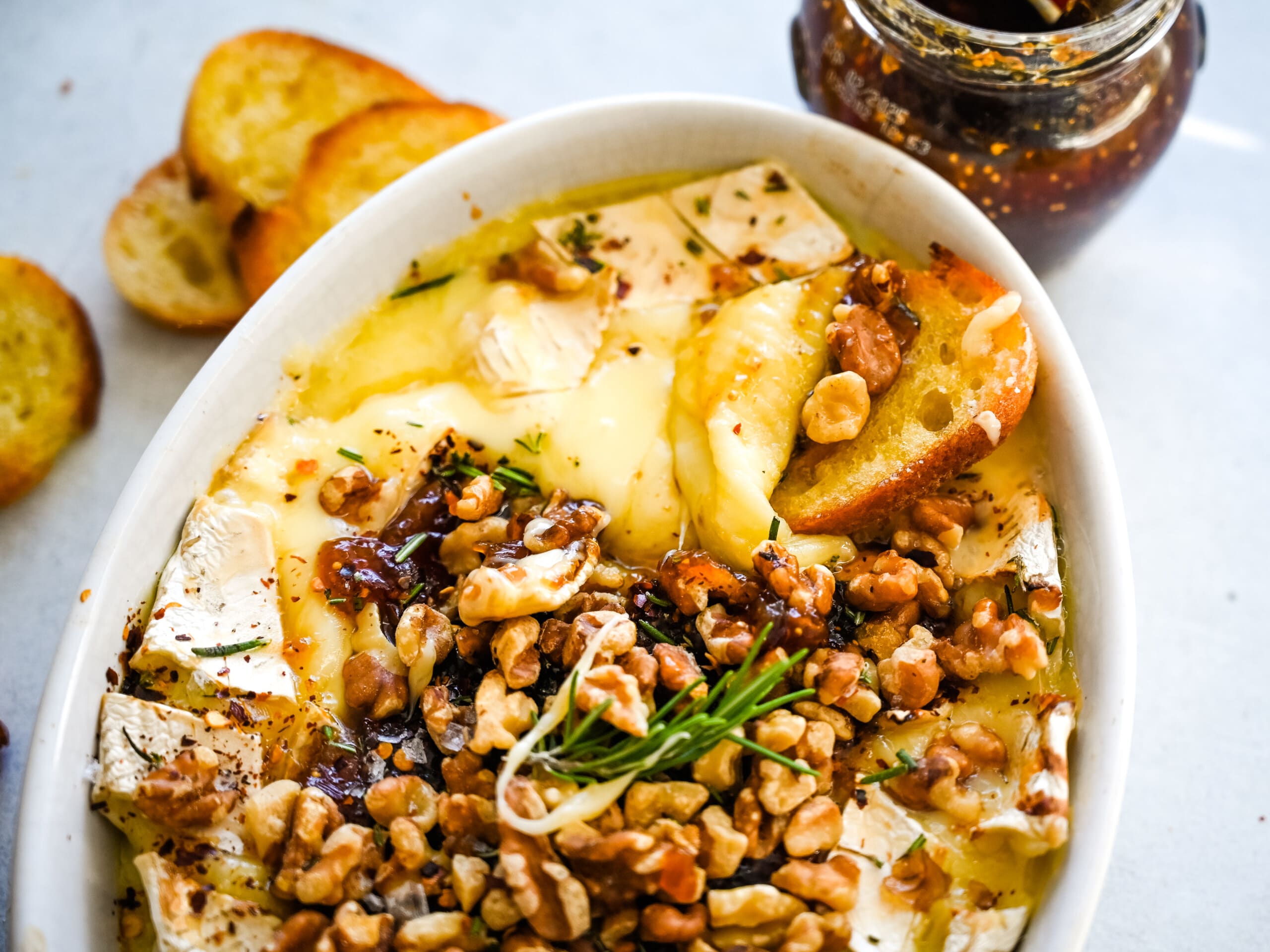 Baked Brie with Garlic - The Art of Food and Wine