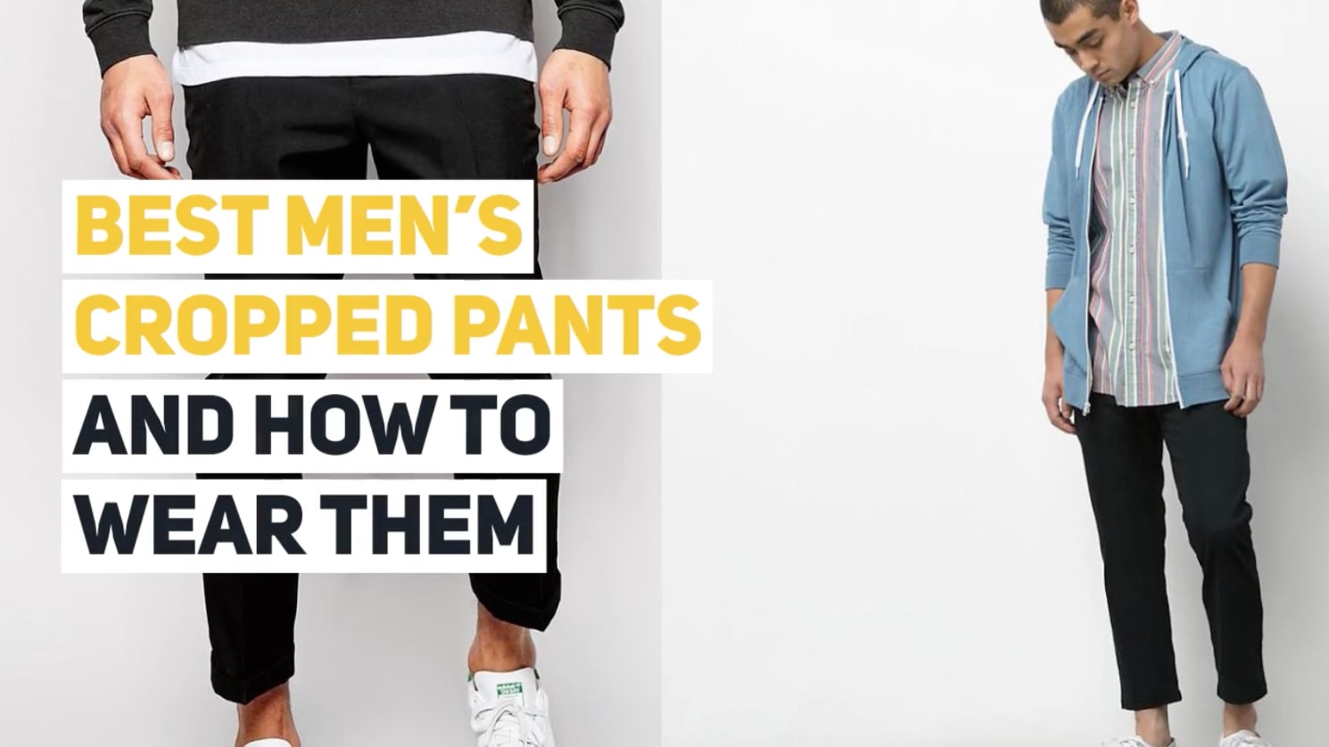Men's Cropped Pants & Jeans | Men's Ankle & Capri Pants | ASOS