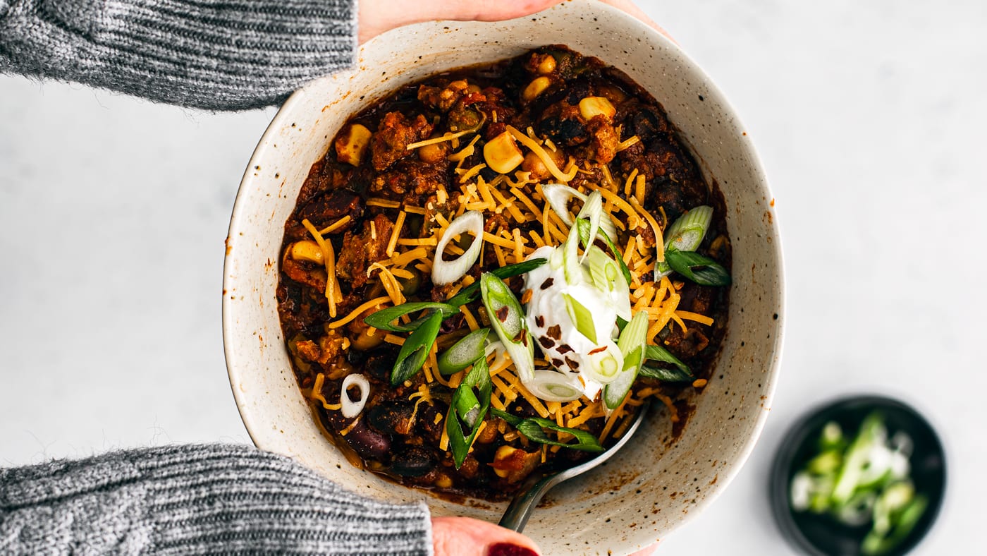 Easy Instant Pot Turkey Chili