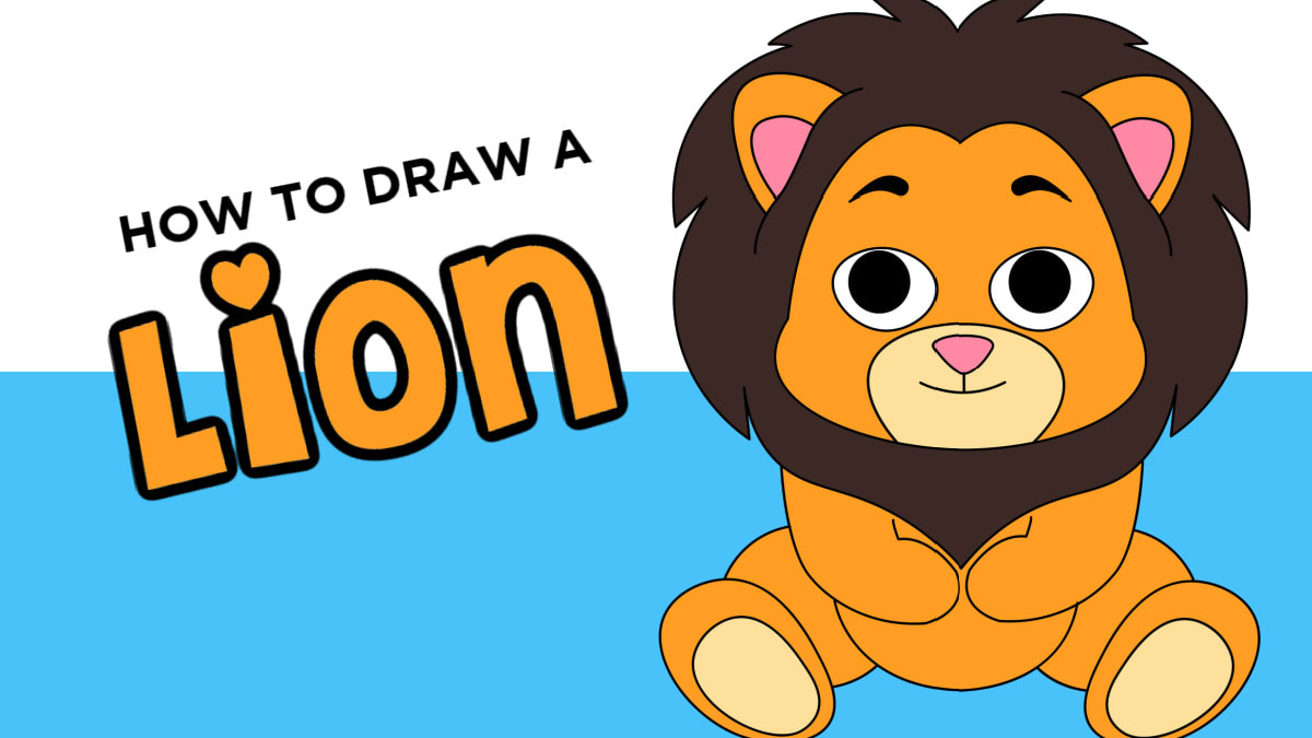 How to Draw a Lion - Easy Drawing Art-saigonsouth.com.vn