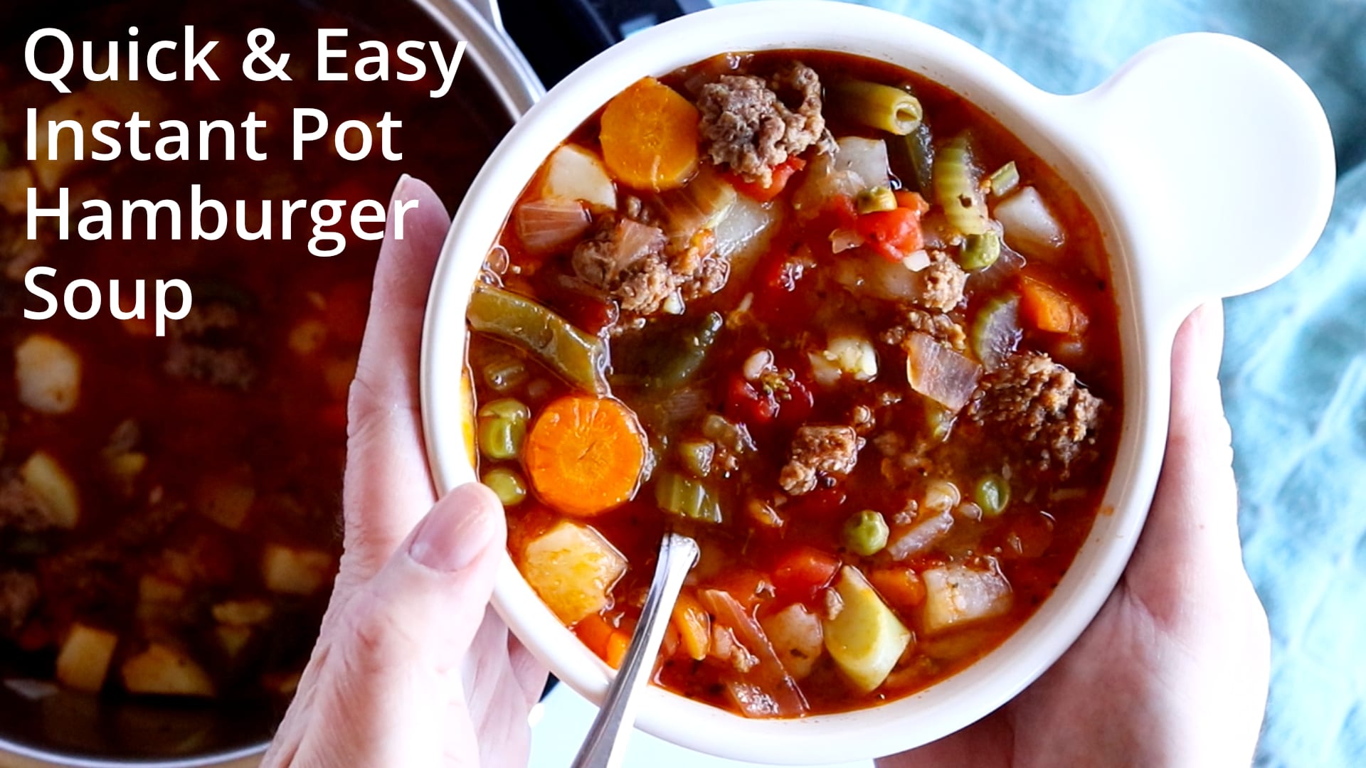 Easy hamburger deals soup instant pot