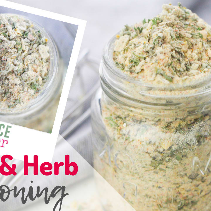 DIY Garlic and Herb Seasoning Mix - Sustain My Cooking Habit