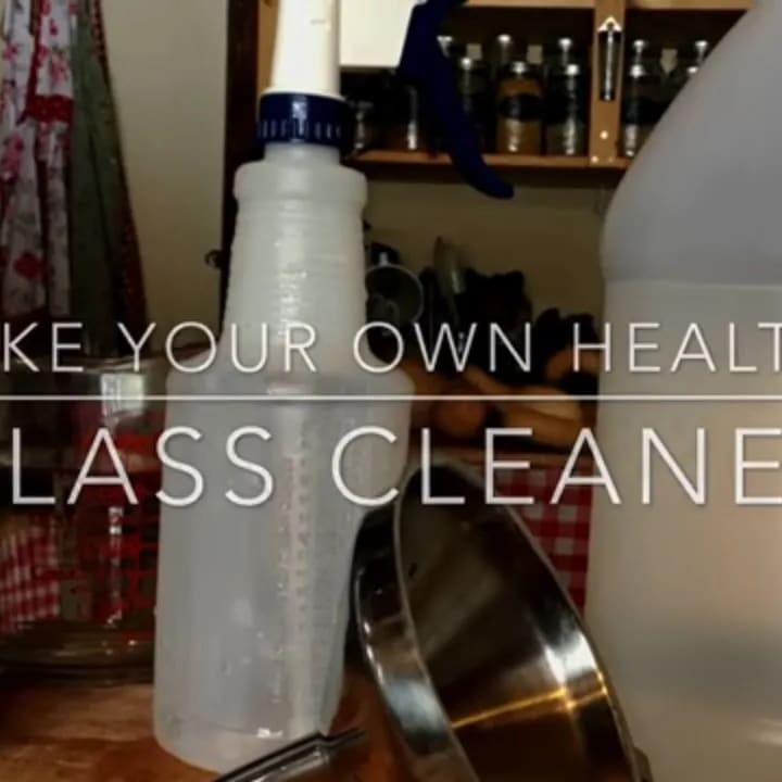 The BEST Homemade Glass Cleaner Recipe - Unsophisticook