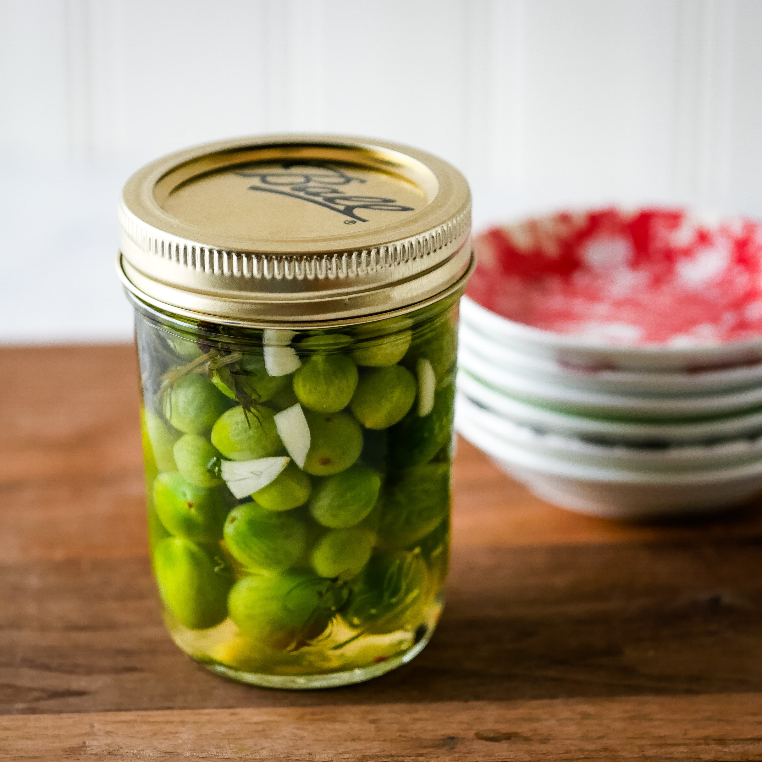 Green Cherry Tomato Refrigerator Pickles — Recipe Fiction