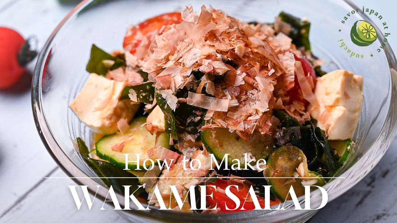 Easy Wakame Seaweed Salad Recipe and Video - Eat Simple Food