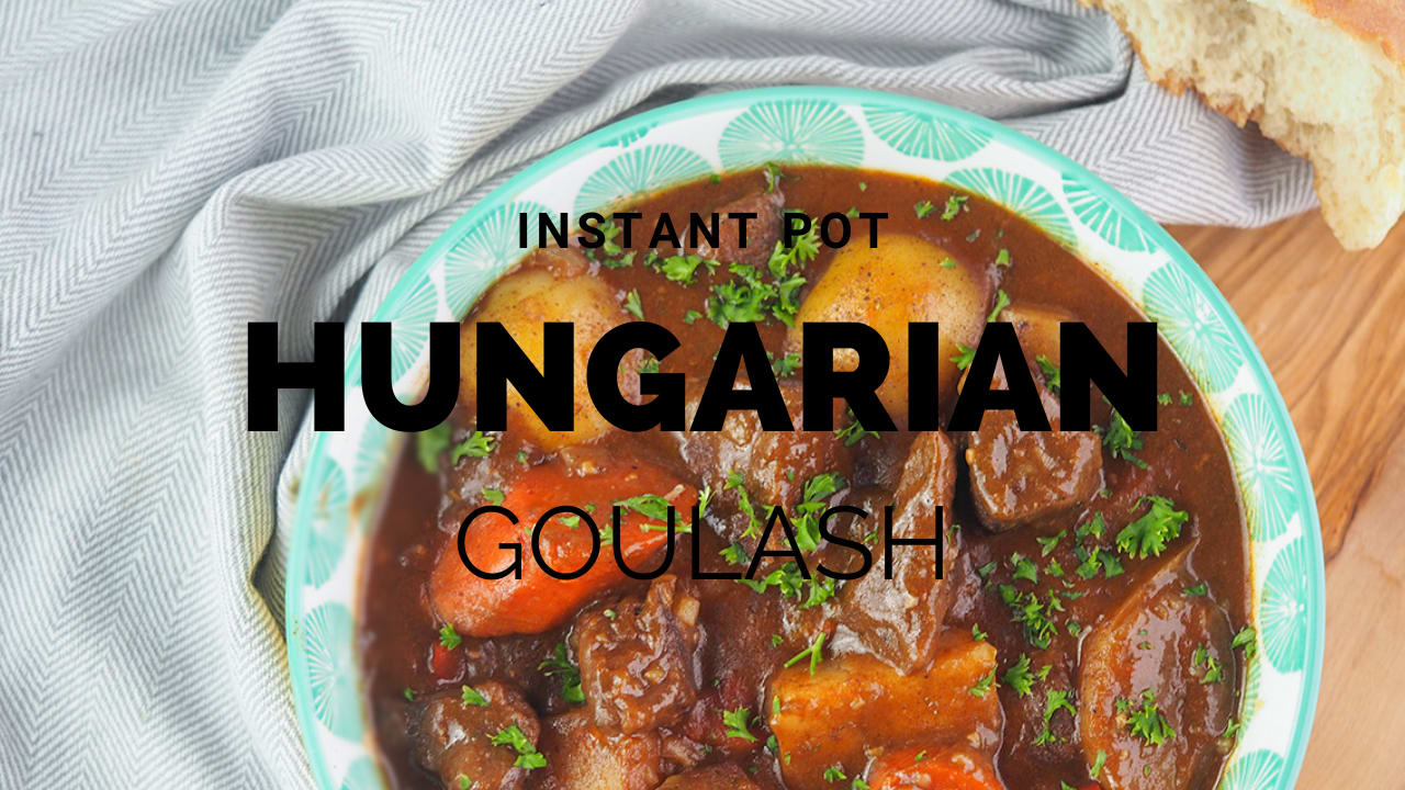 Hungarian beef goulash online instant pot