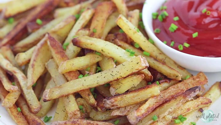 How to Make Baked Fresh-Cut French Fries • Food Drinks Life