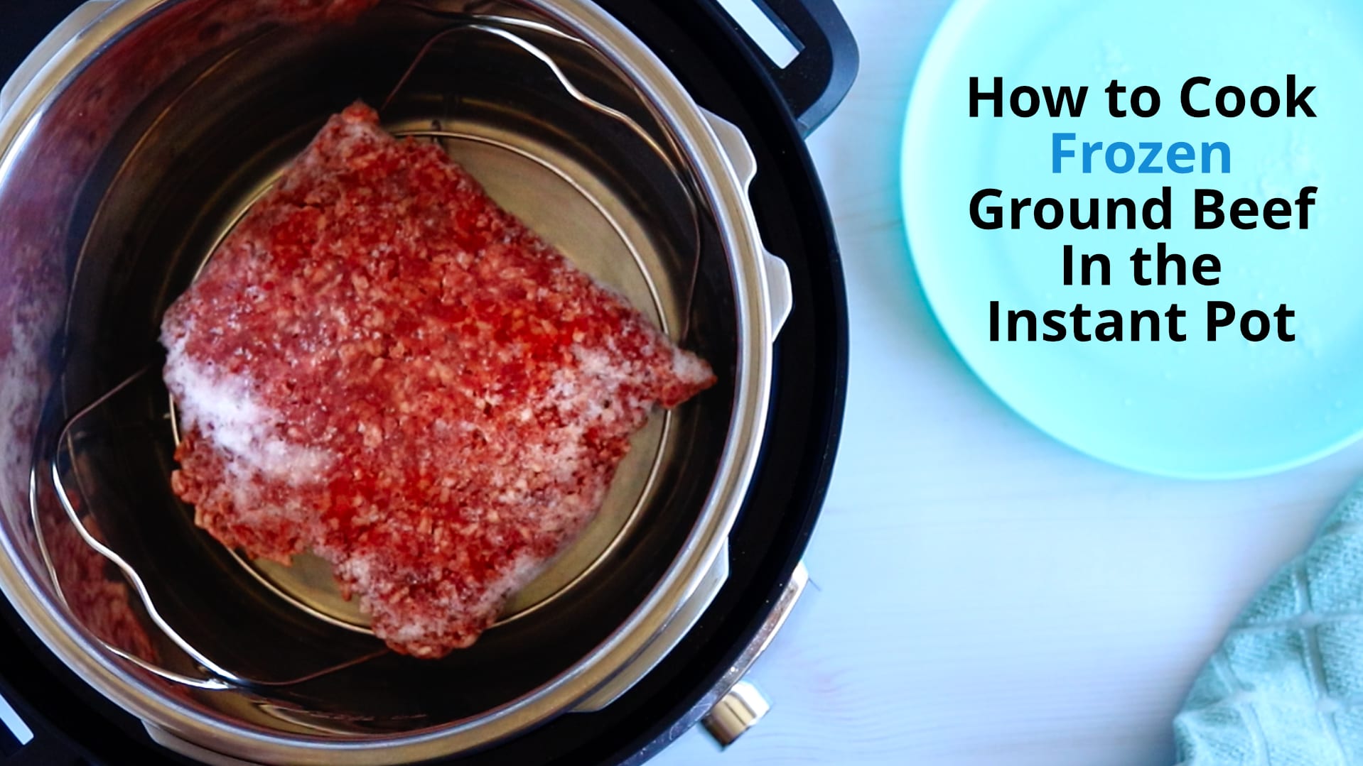 Can frozen meat be cooked in an instant on sale pot