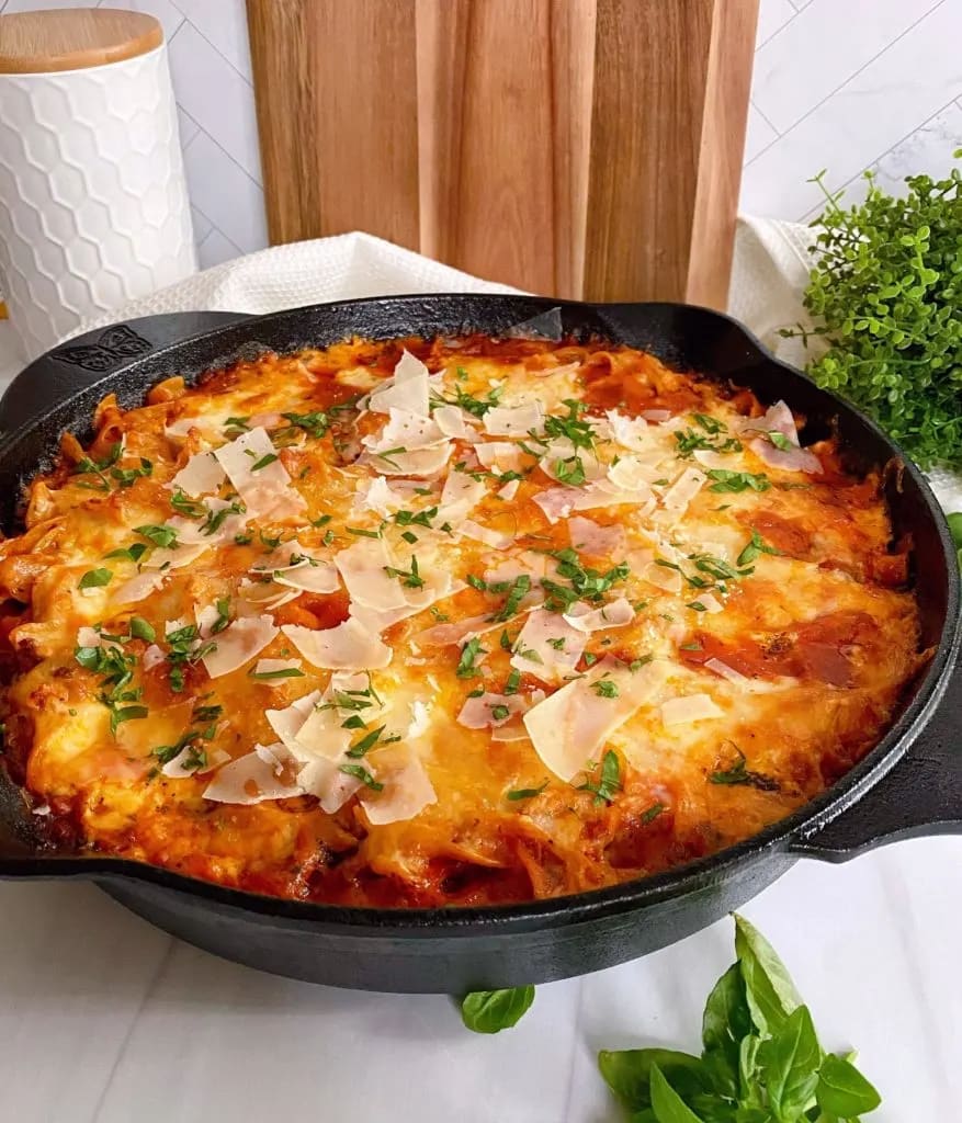 Cast Iron Skillet Lasagna, Dash of Savory