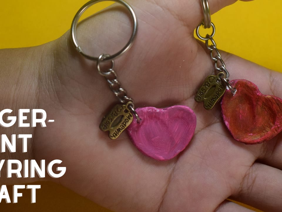 Fingerprint keychain diy cheap