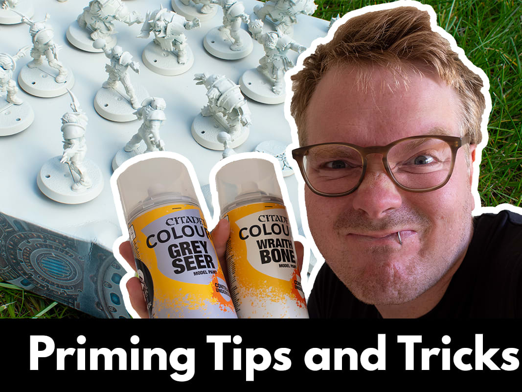 Ultimate Guide: How to prime miniatures with a brush