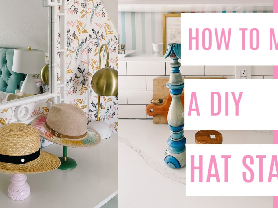 DIY Hat Stand - at home with Ashley