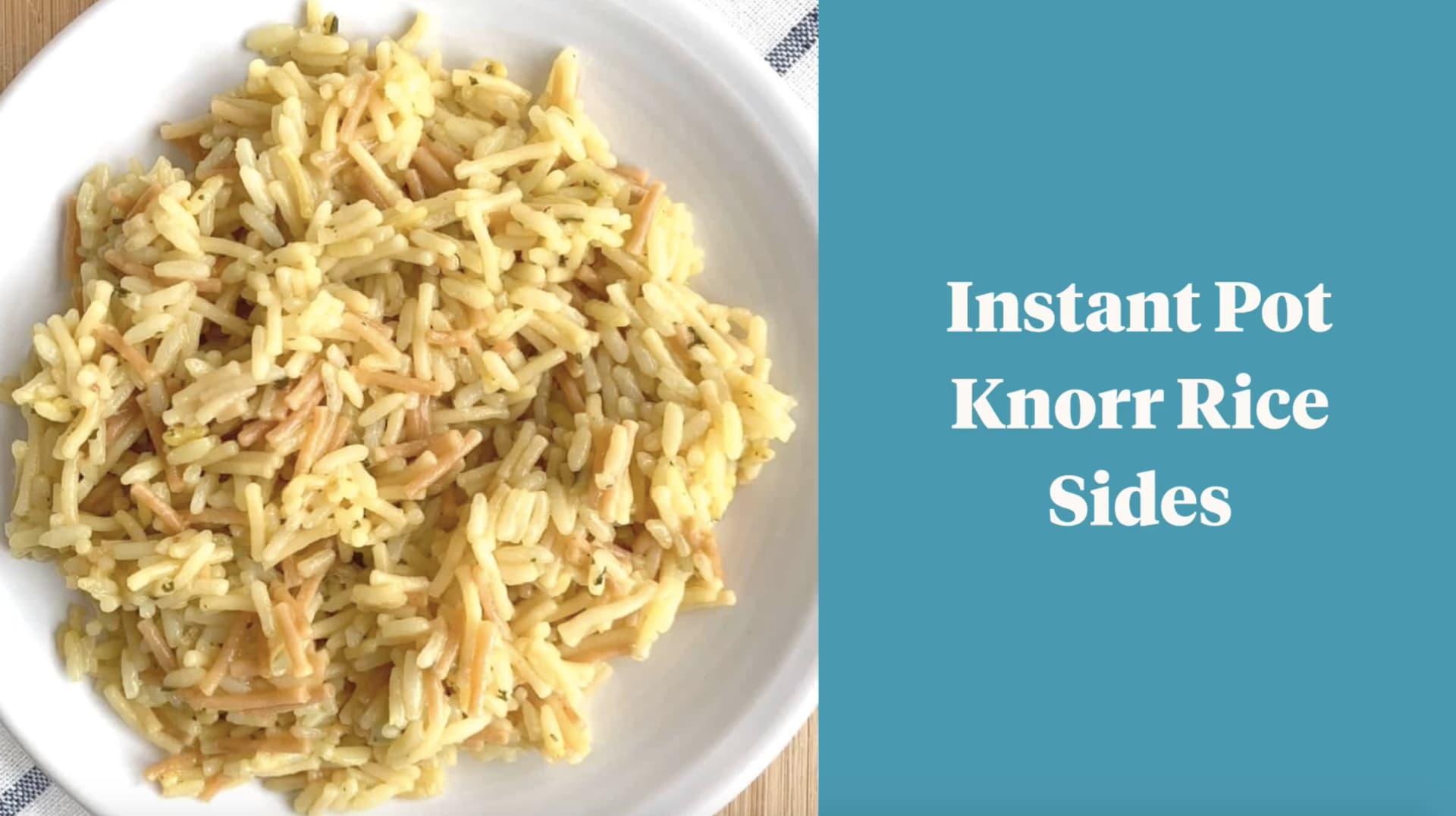 Knorr spanish sales rice instant pot