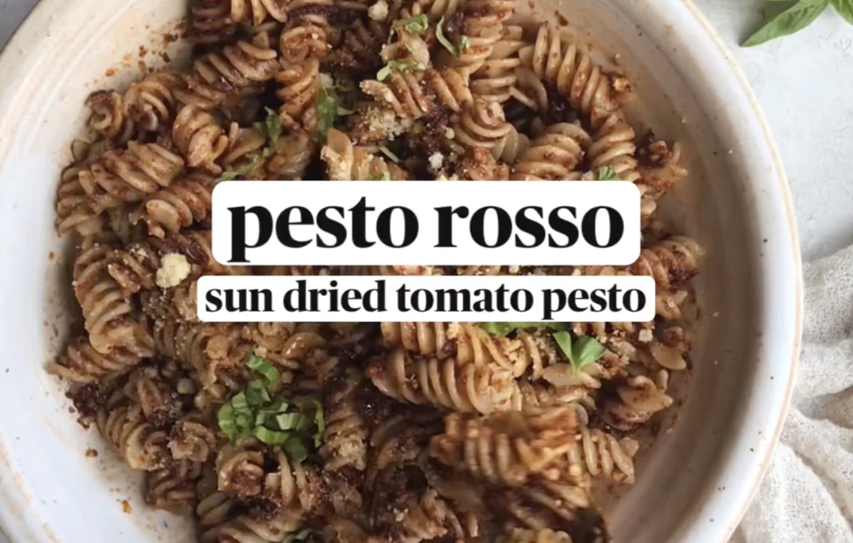 Pesto Rosso (Sun-dried Tomato Pesto) • Bakerita
