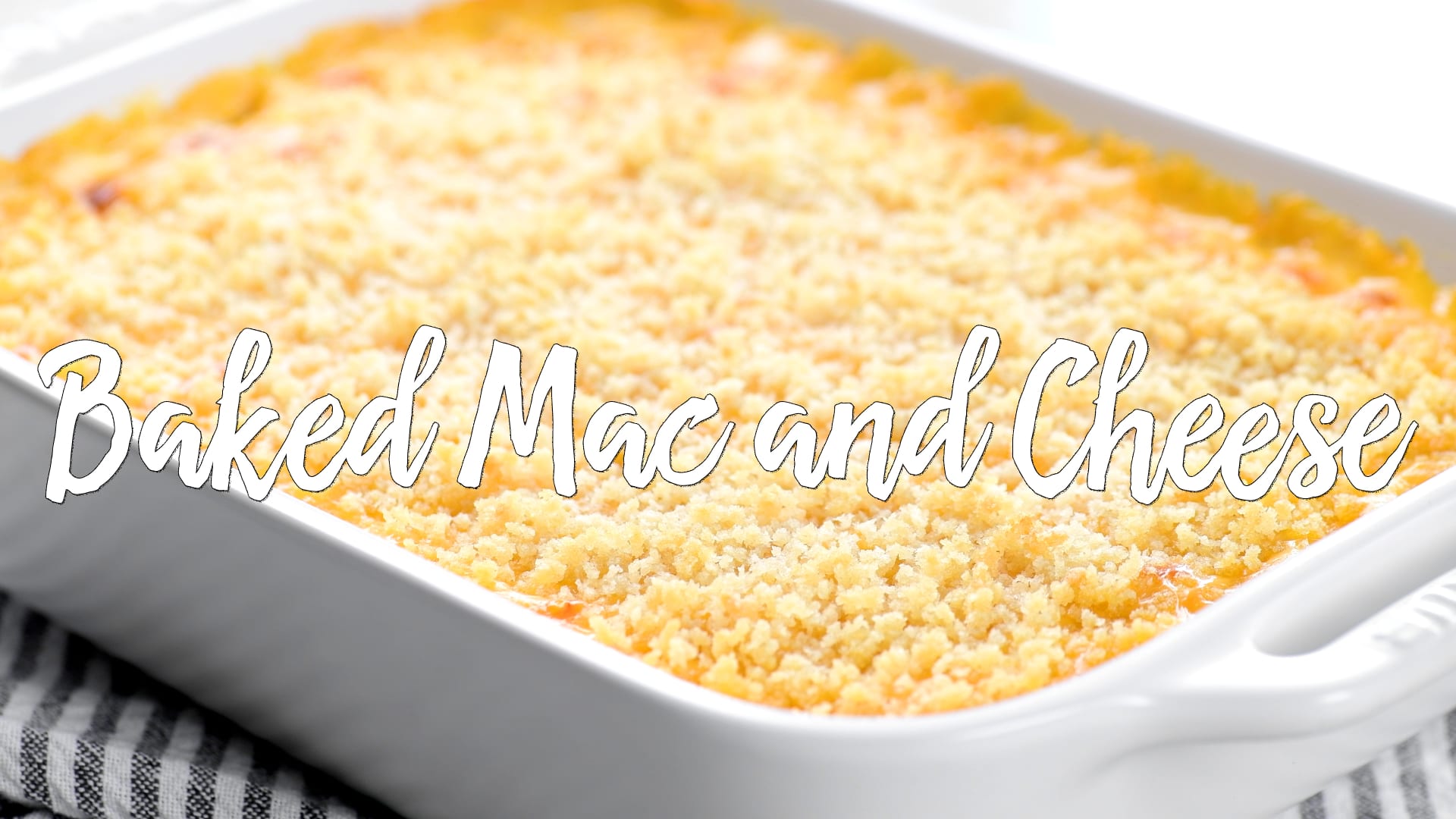 Baked Mac and Cheese - The Gunny Sack