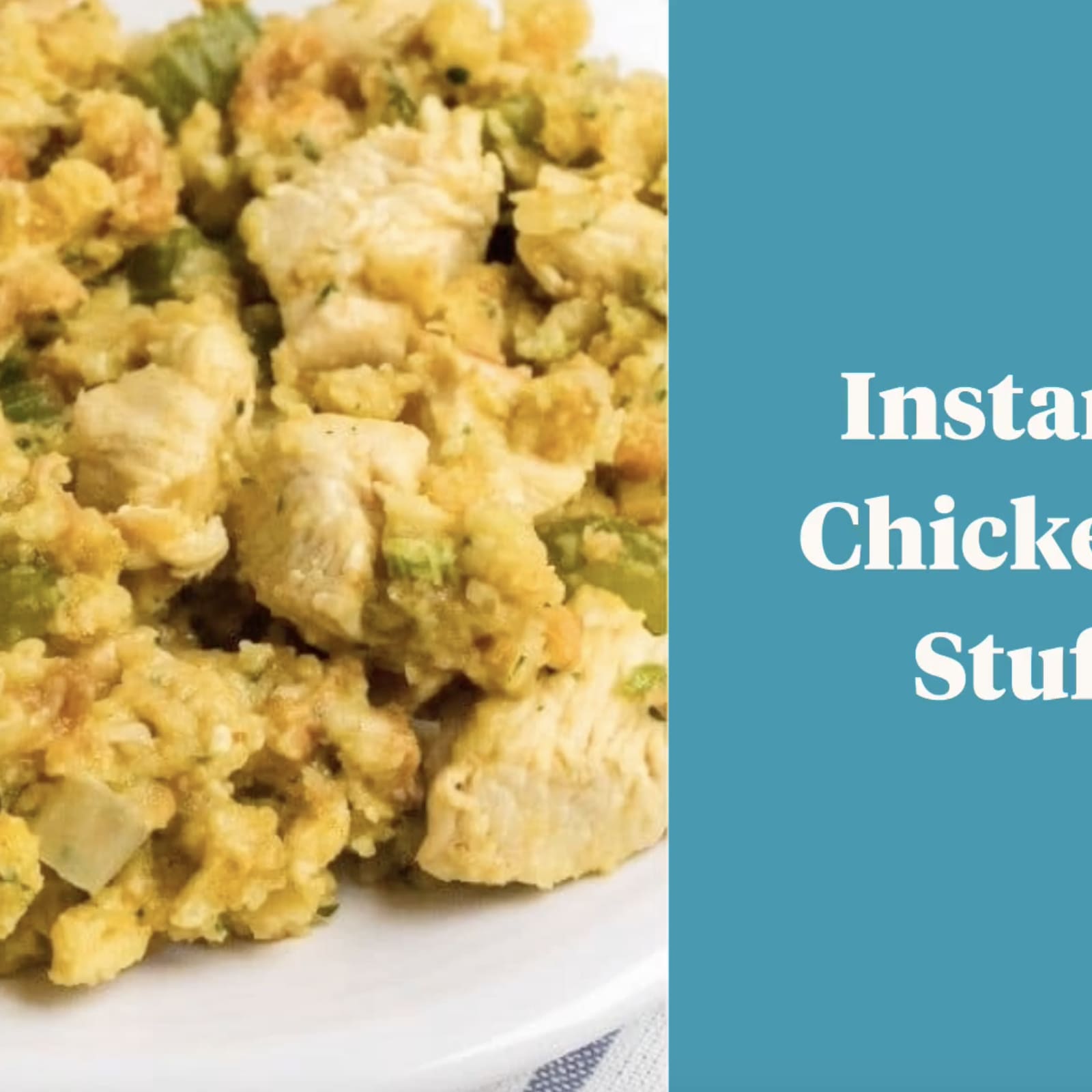 Instant Pot Chicken and Stuffing