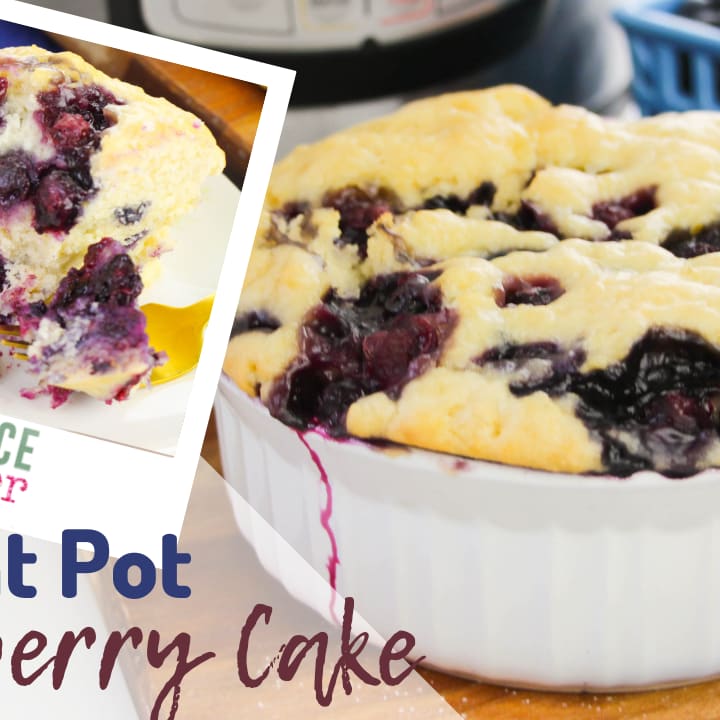 Instant pot blueberry dump cake sales