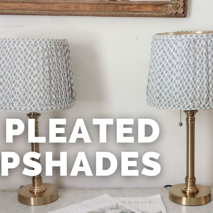 Diy pleated lampshade discount