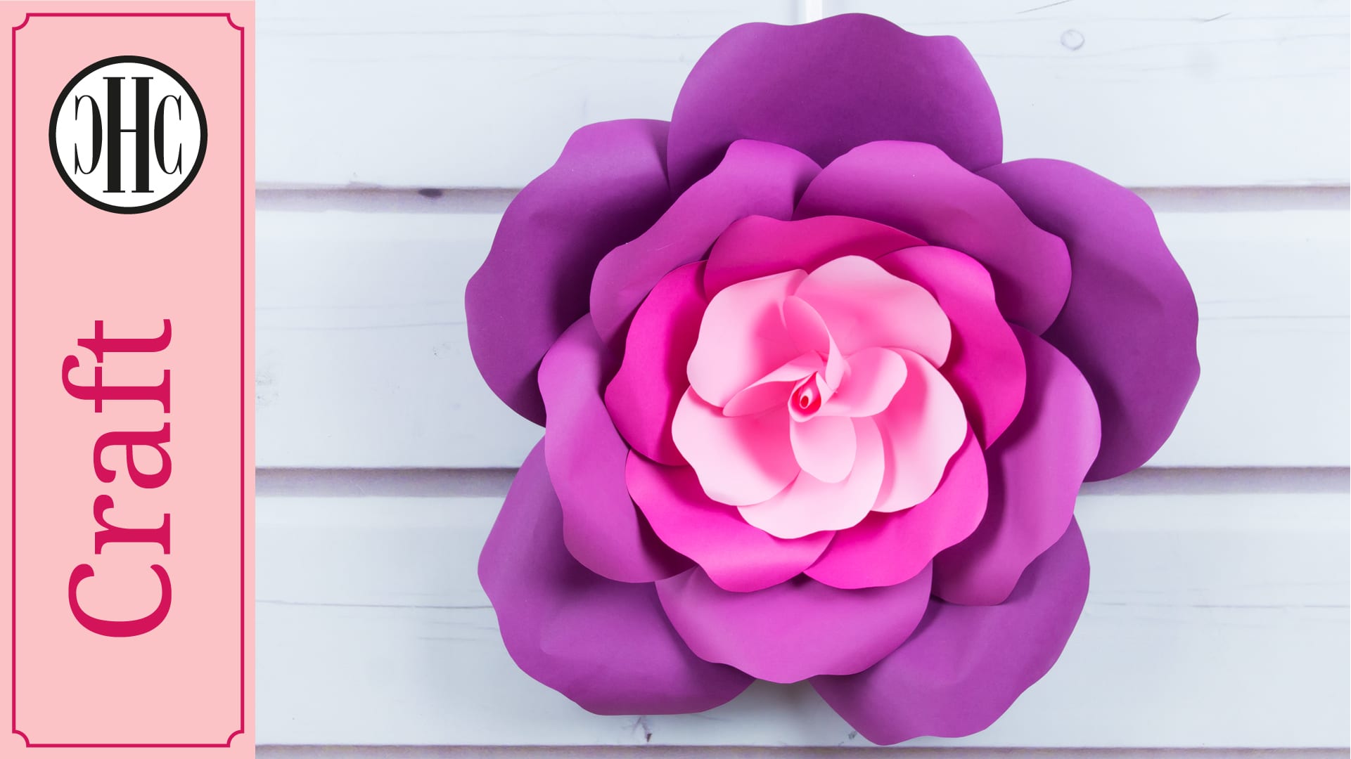 How to Make Large Paper Flowers: Easy DIY Giant Paper Flower