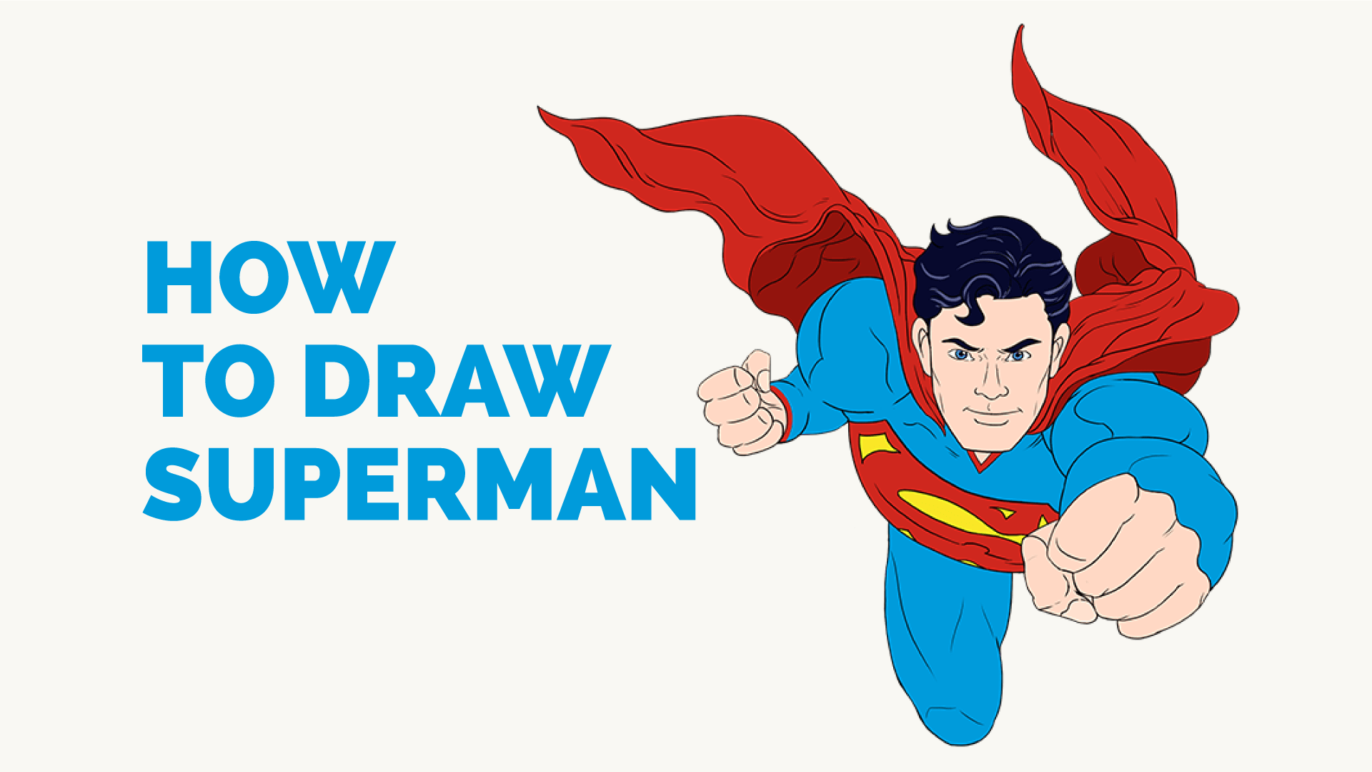 How to Draw Superman | Easy Drawing Guides