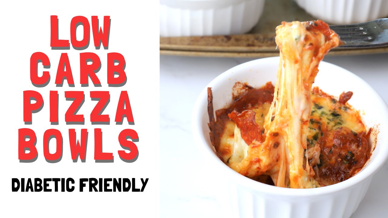 Low Carb Pizza Meal Prep Bowls Recipe - Food Fanatic