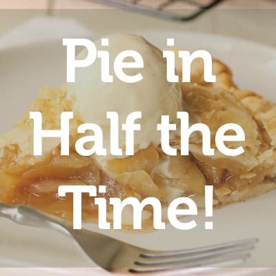 How to Bake an Apple or Any Fruit Pie in Half the Time!
