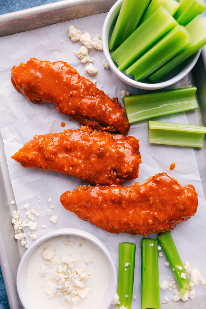Spicy Honey Butter Air Fryer Wings - Spoon Fork Bacon