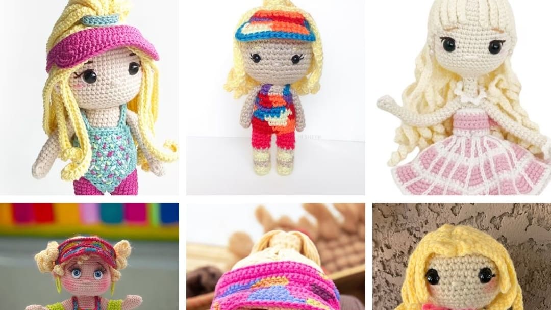 Amigurumi barbie doll top