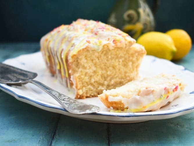 Easy Vegan Lemon Drizzle Cake