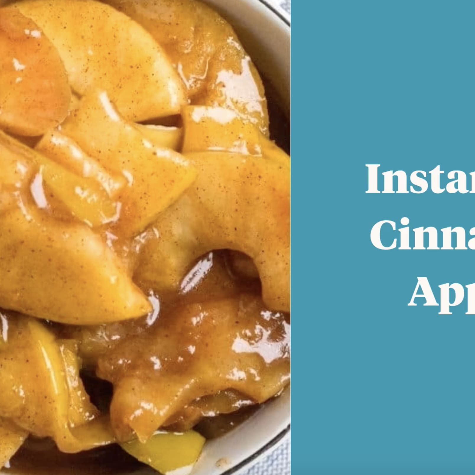 Instant Pot Cinnamon Apples