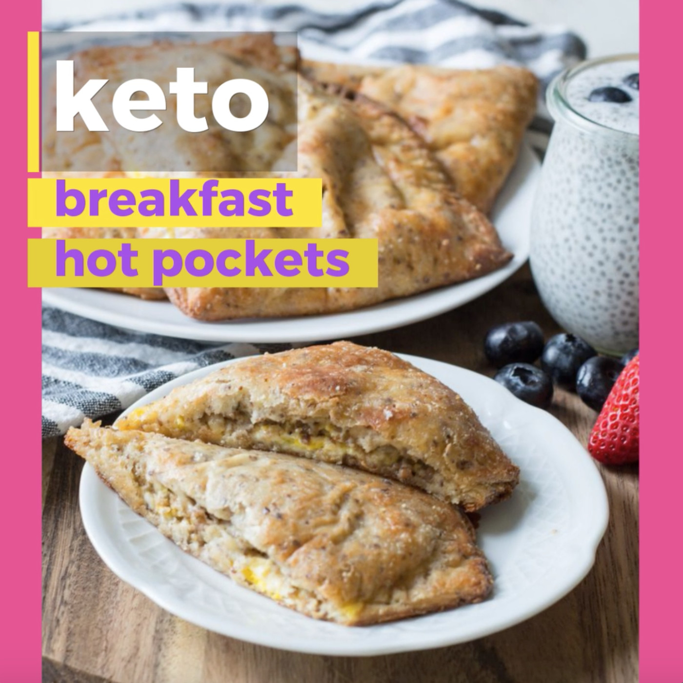 Easiest Keto HOT POCKETS! (Made like CHAFFLES!, Primal, GF) - Eat Beautiful