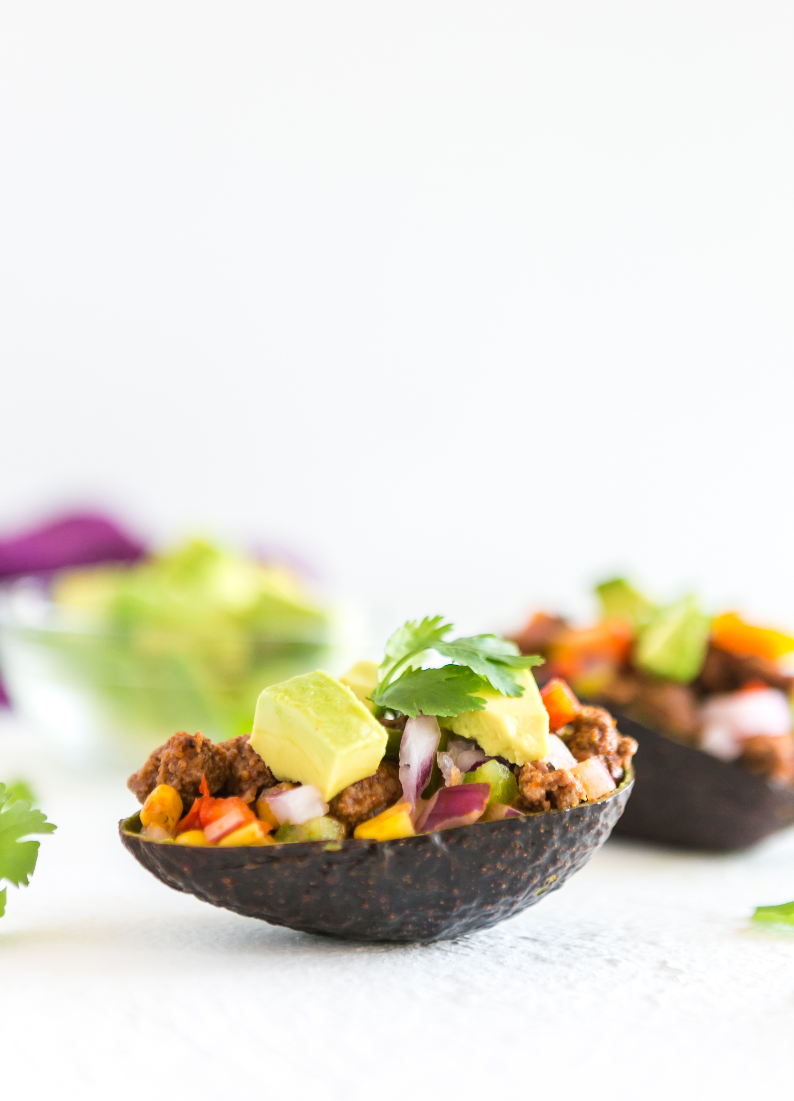 Low Carb Taco Stuffed Avocado Cups - Life Made Keto