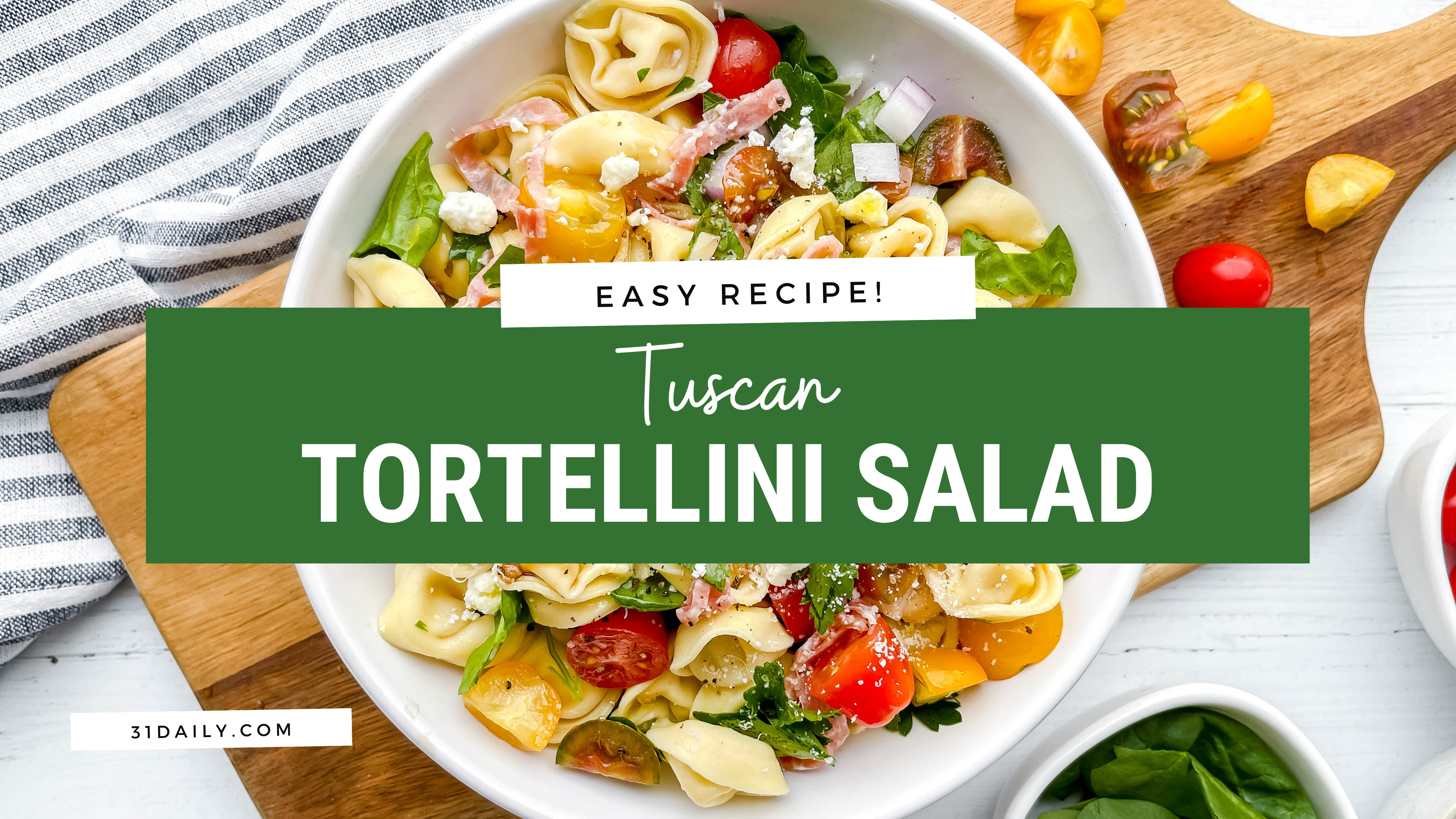 Easy Tortellini Salad – A Couple Cooks