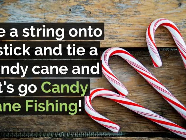 Chasing POND MONSTERS Using A CANDY CANE Rod! (Christmas Fishing