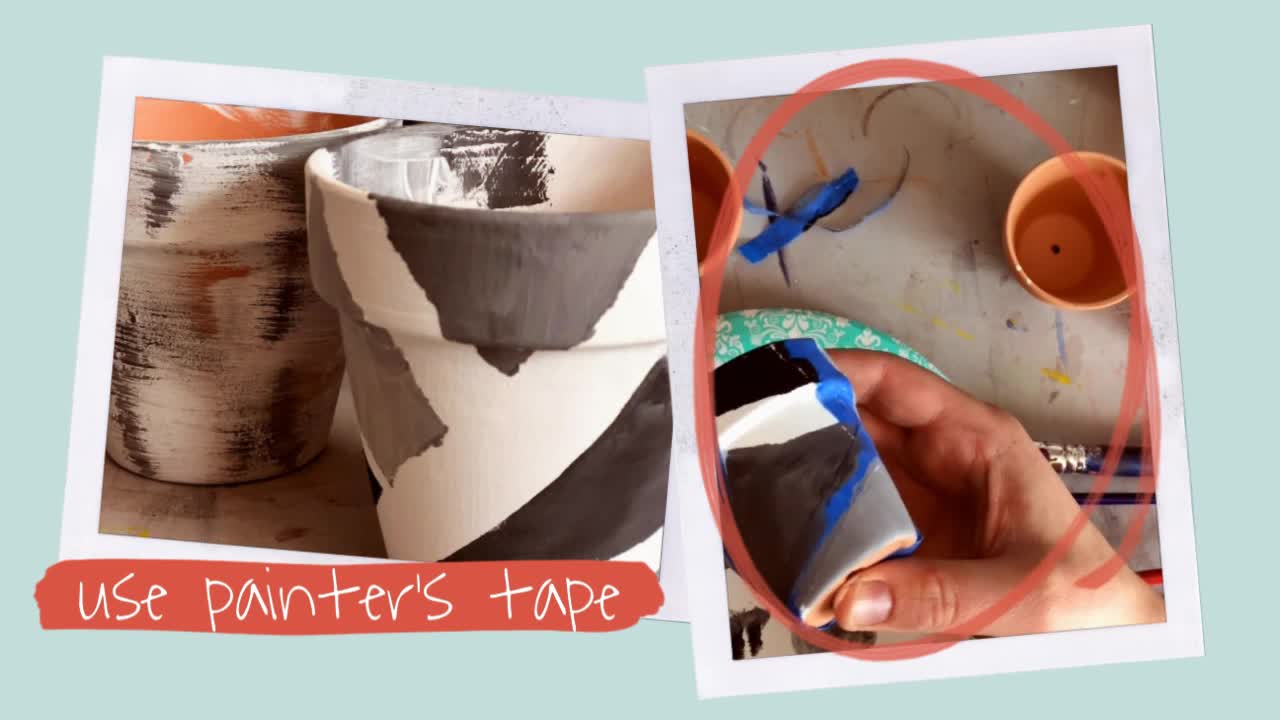 Easy Painted Flower Pot Design Ideas - The DIY Nuts