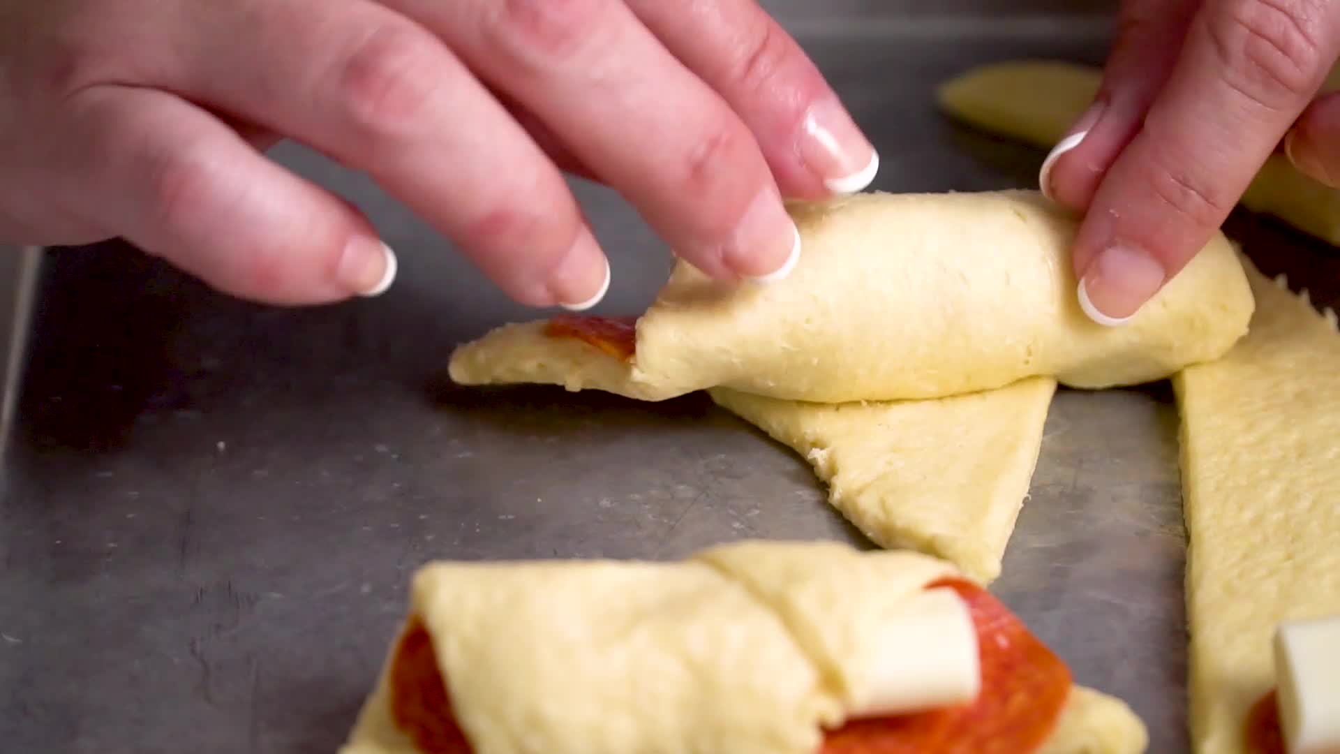 Air Fryer Garlic Cheese Stuffed Crescent Rolls Recipe - Simply Stacie