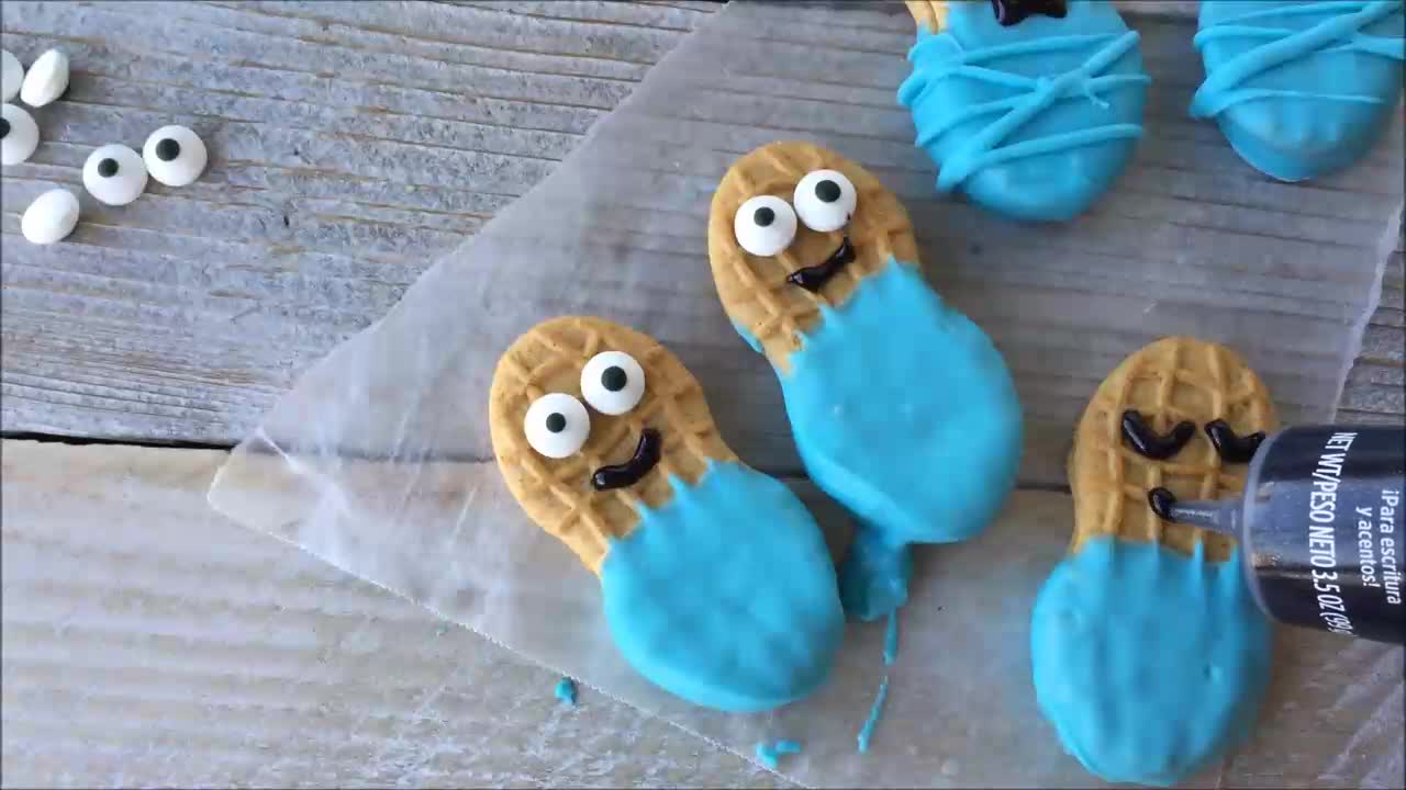 Nutter butter baby boy best sale shower cookies