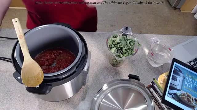 Black Eyed Pea Curry with Spinach from Indian Instant Pot Cookbook