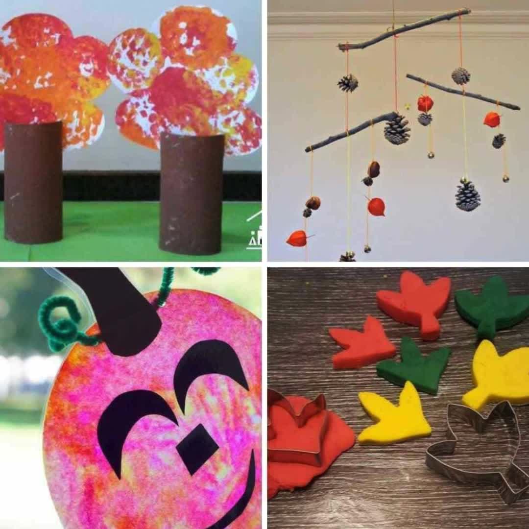 30 Fun Fall Crafts for Toddlers 1, 2 and 3 Year Olds - Crafts on Sea