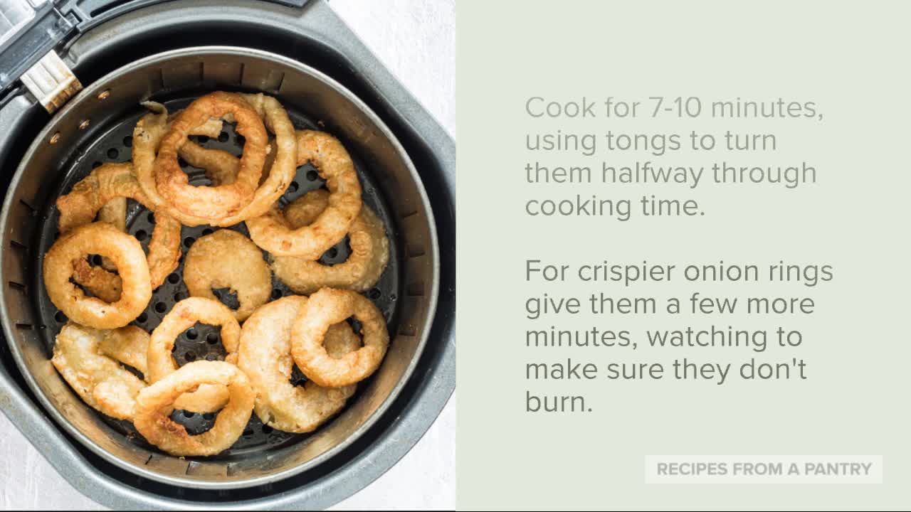 Frozen Onion Rings In Air Fryer – Melanie Cooks