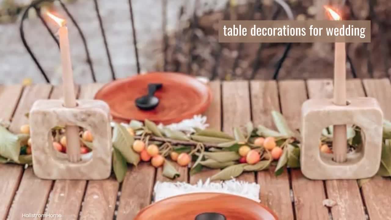 Table Decor For Wedding – Hallstrom Home