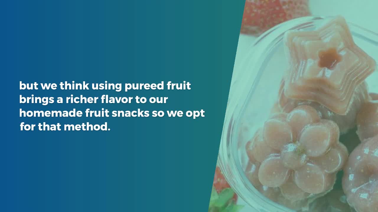 Homemade Fruit Snacks with Juice for Toddlers and Adults