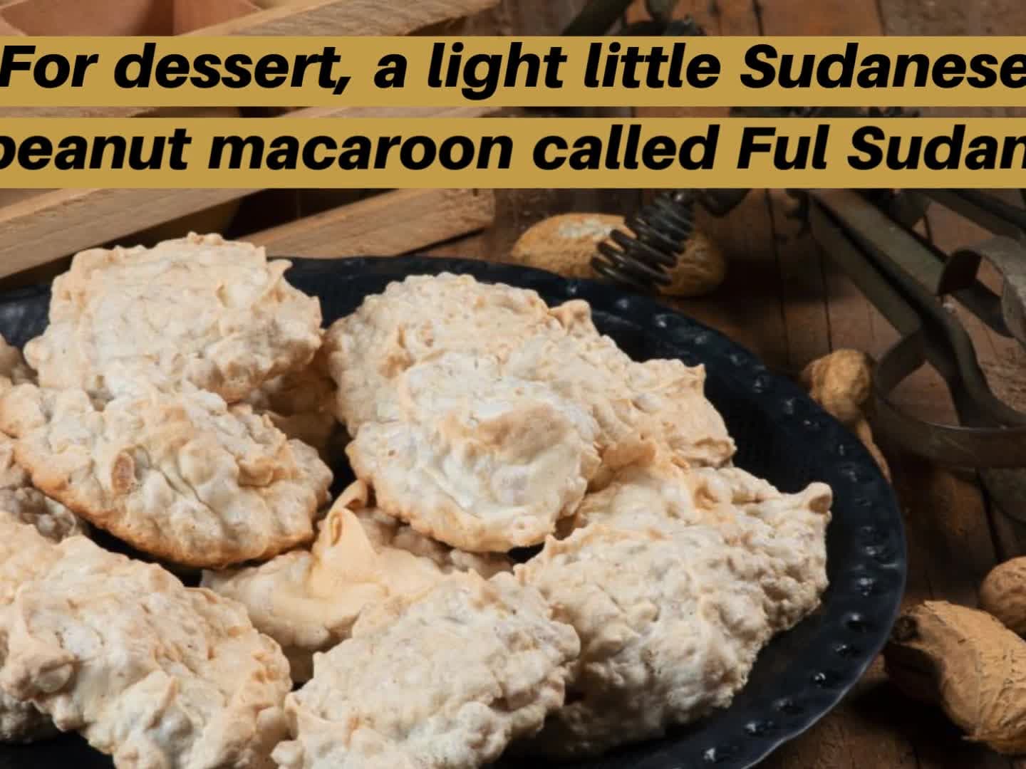 Sudanese Peanut Macaroons Ful Sudani