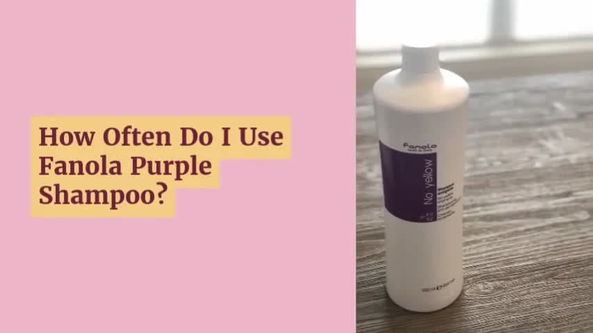 Fanola No Yellow Shampoo - The Purple Shampoo For Brassy Blondes