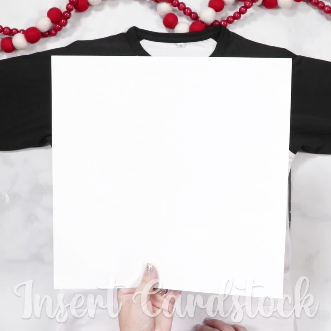 Cricut Infusible Ink Christmas Raglan T-Shirts - Sweet Red Poppy