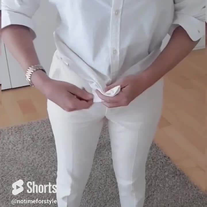 How to dress to hide belly fat how to tuck in blouses and shirts