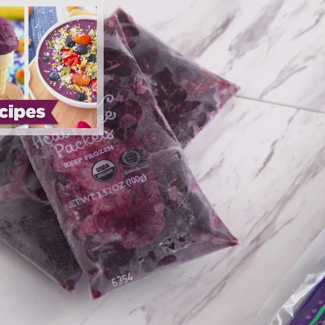 Blueberry Acai Frozen Yogurt - Kitchen Confidante®