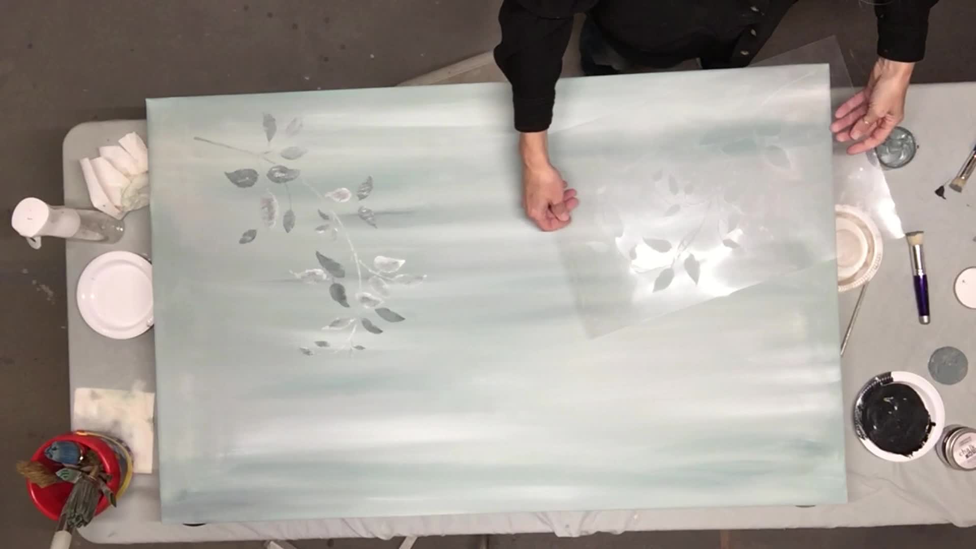 Make an easy DIY art canvas for painting - Designed Decor