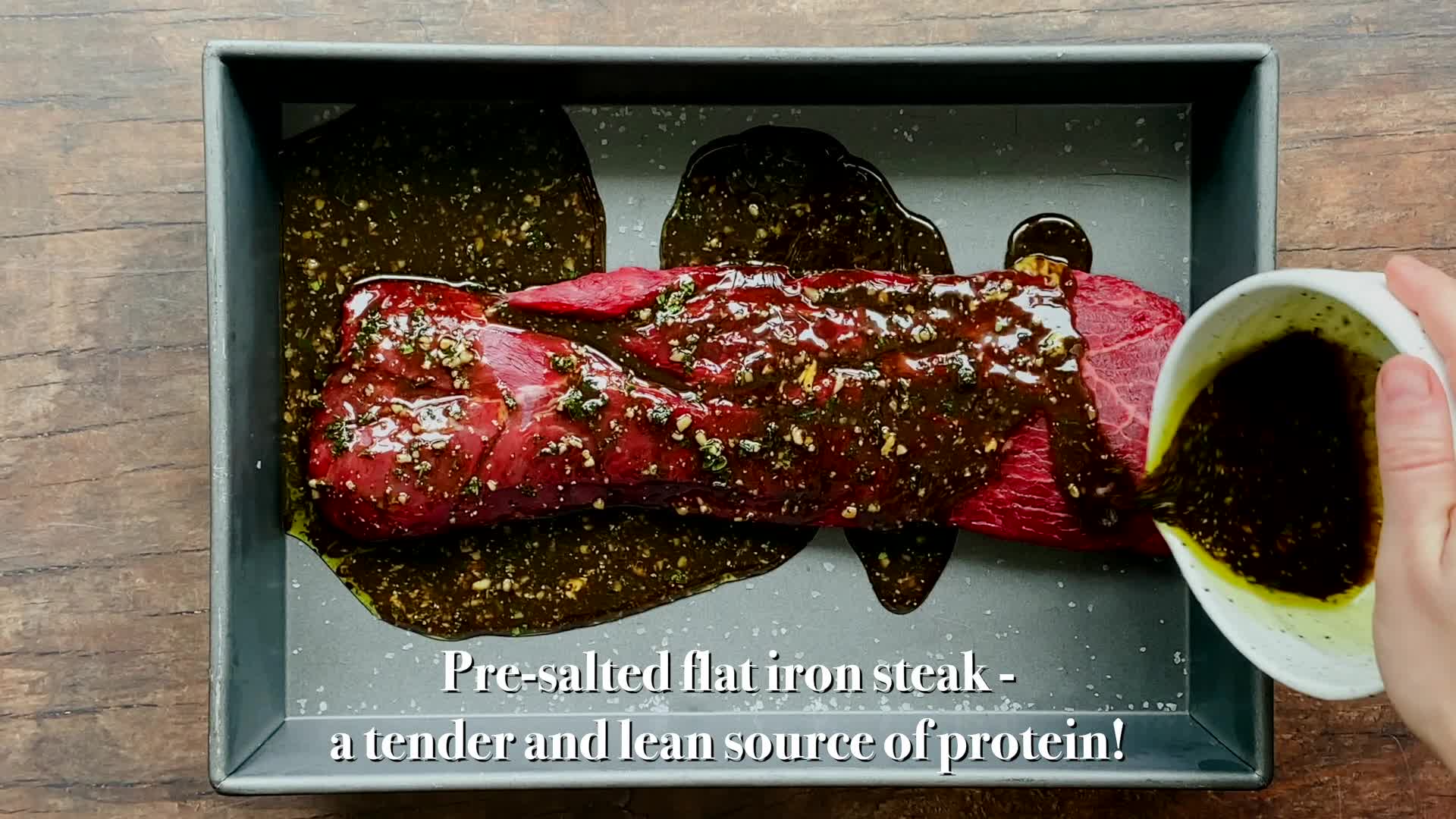 Balsamic Flat Iron Steak Sandwich VIDEO