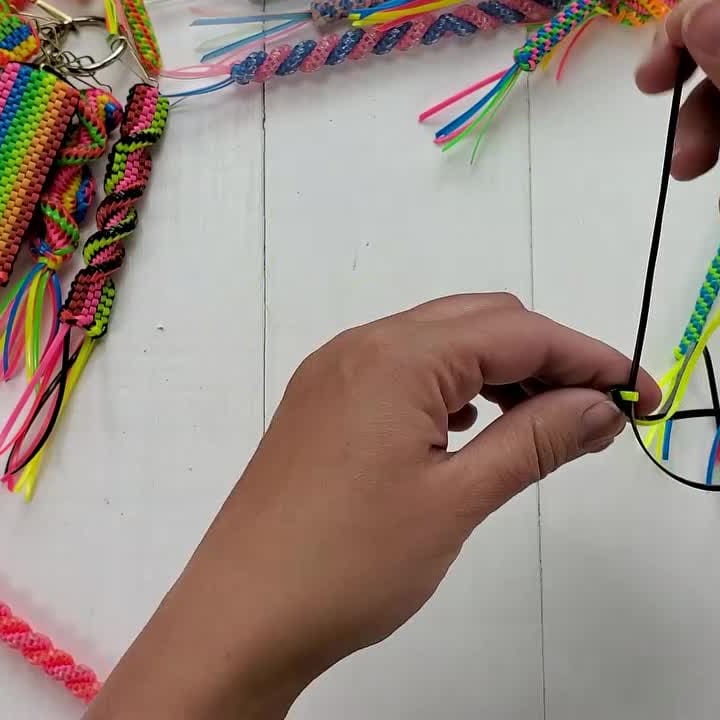 How to Make Plastic String (and add it to a weaving) 
